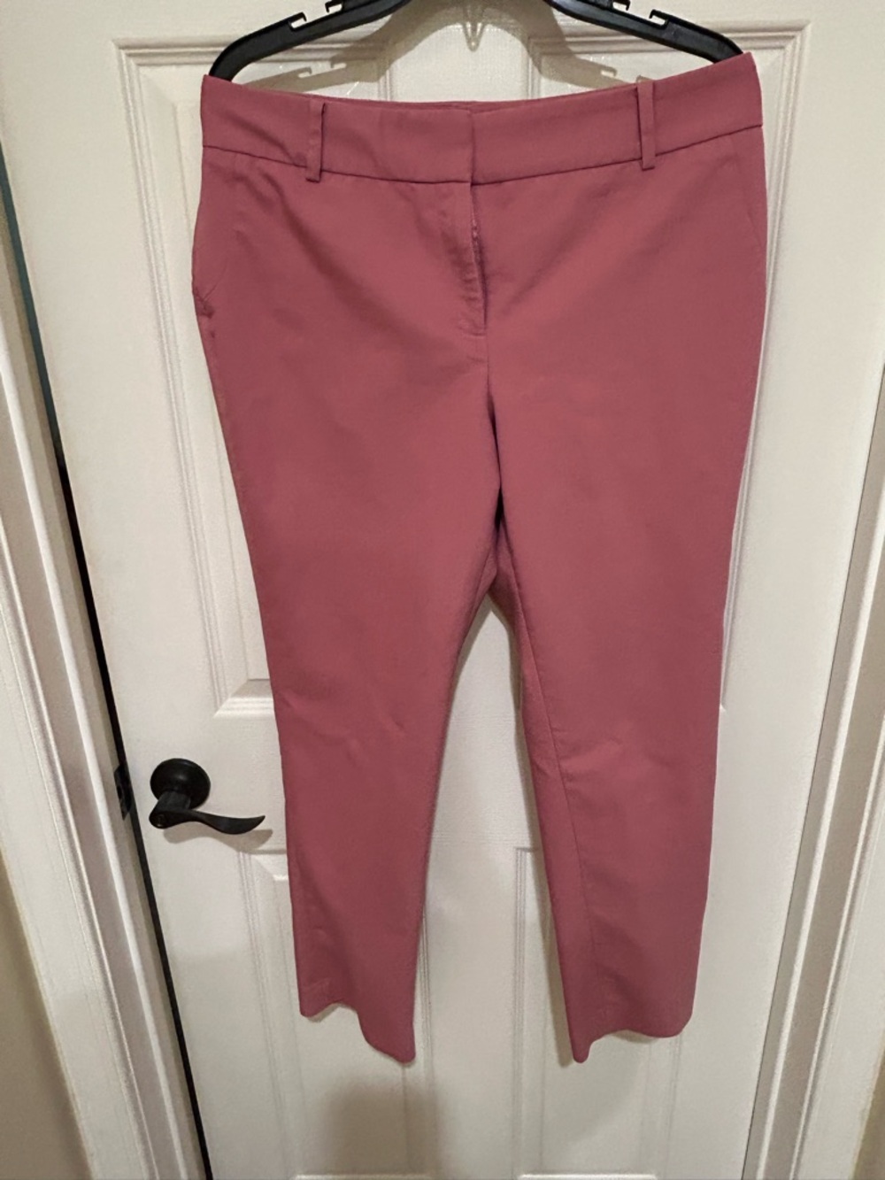 Chaus Slim Crop Pants in Dusty Rose Mauve